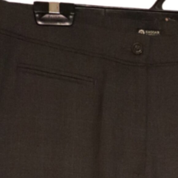 🎊3 FOR $10  HAGGAR CLOTHING WOMENS SIZE 12 GREY HIGH WAIST  DRESS PANTS - Picture 2 of 2